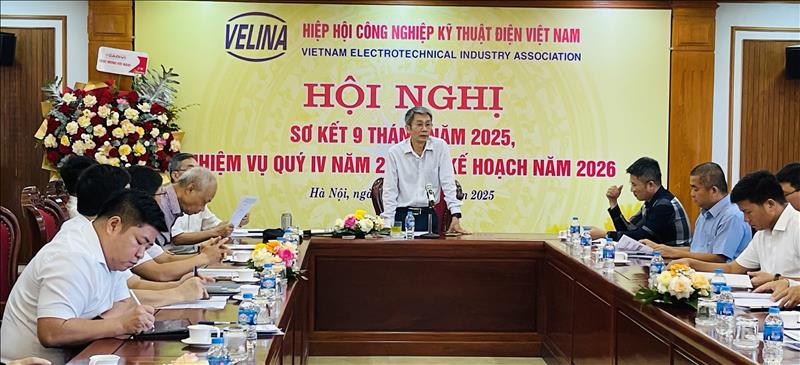 Hiệp hội Công nghiệp kỹ thuật Điện Việt Nam: Hội nghị sơ kết 9 tháng năm 2025 nhiệm vụ  quý IV năm 2025 và dự kiến kế hoạch 2026