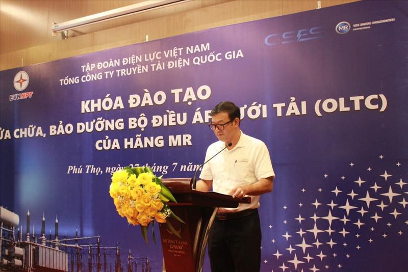 EVNNPT tổ chức thành công khóa đào tạo sửa chữa, bảo dưỡng bộ điều áp dưới tải (OLTC) của hãng MR