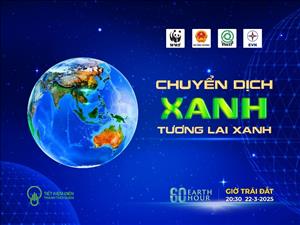 	EVN VÀ CÁC ĐƠN VỊ TÍCH CỰC HƯỞNG ỨNG  CHIẾN DỊCH GIỜ TRÁI ĐẤT 2025